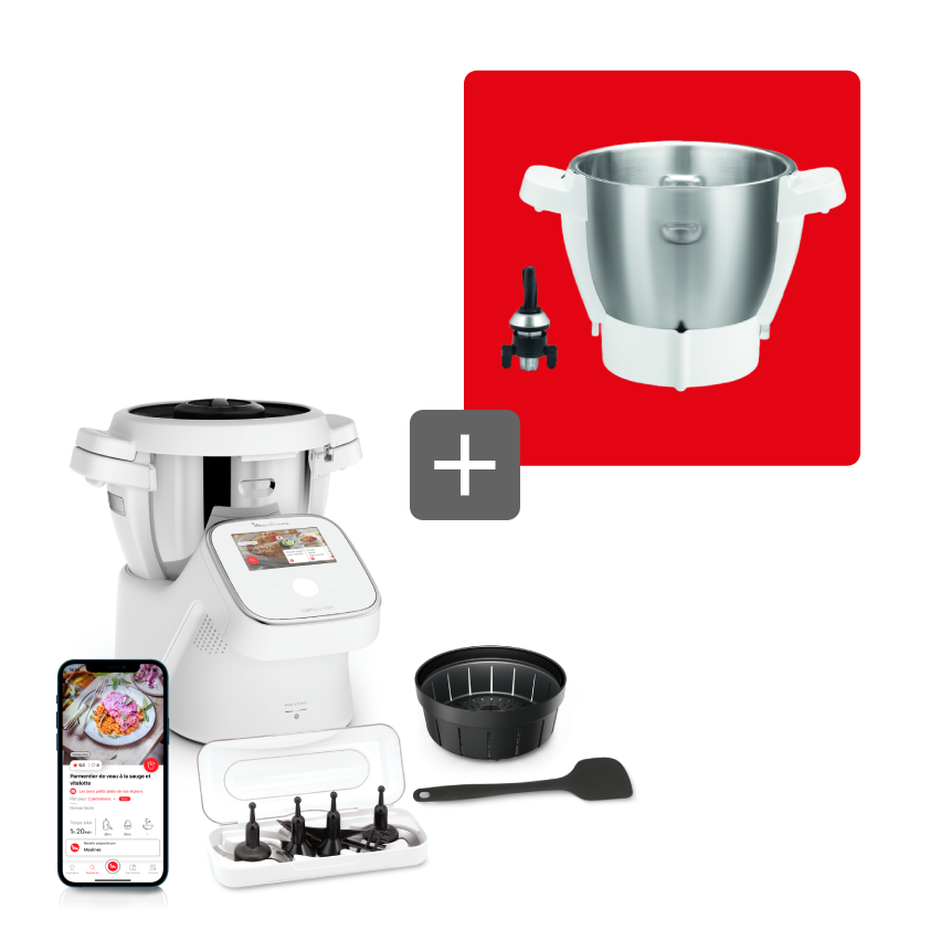 Pack Web - I Companion Touch Blanc + Bol Supplémentaire