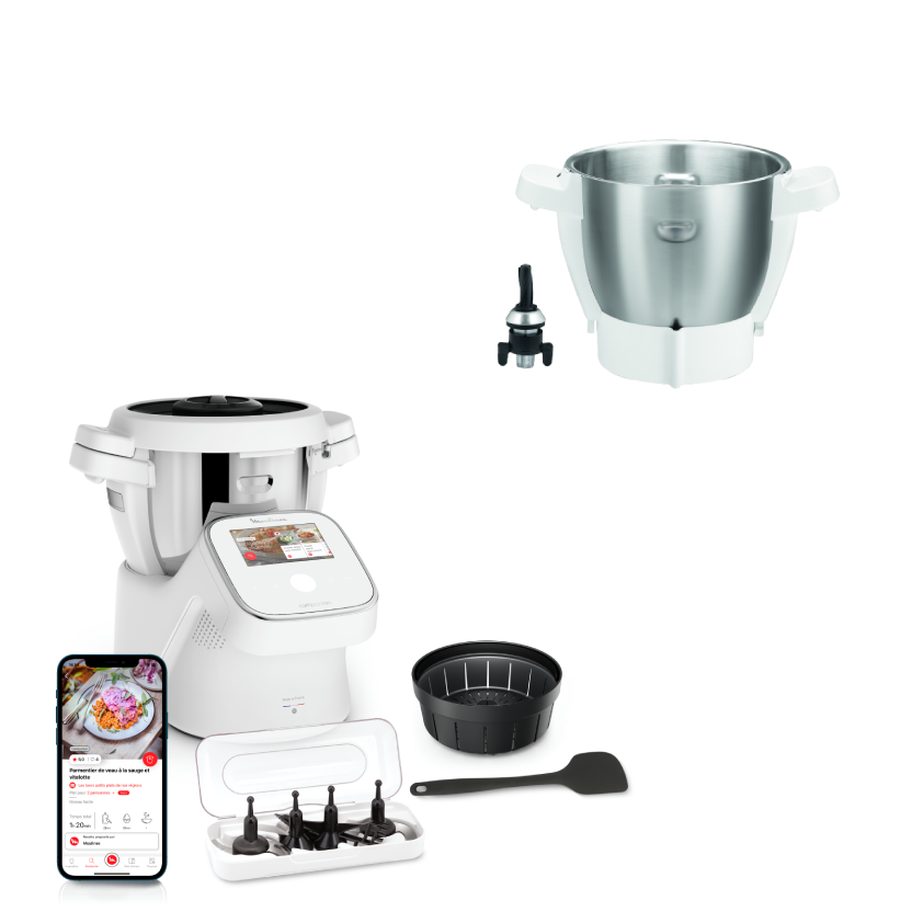 Pack Web - I Companion Touch Blanc + Bol Supplémentaire