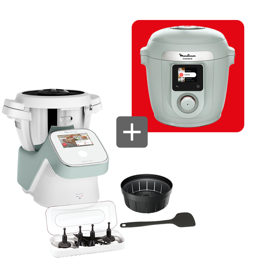 Pack Web - I-Companion Touch et Cookeo Wifi 10-en1 Eucalyptus