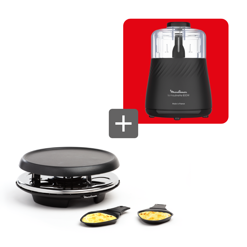 Pack Web - Raclette ACCESSIMO 3-en-1 et la Moulinette Eco Respect