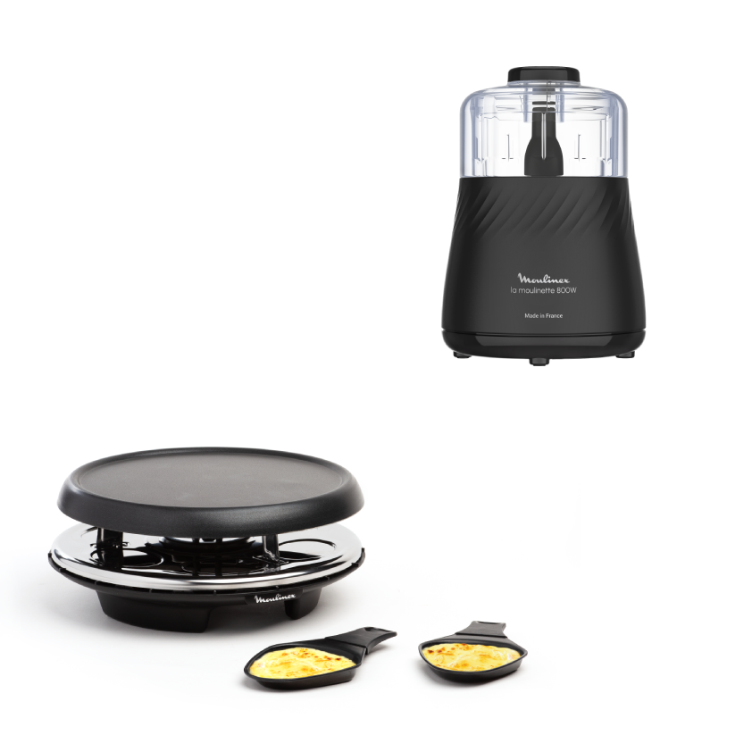 Pack Web - Raclette ACCESSIMO 3-en-1 et la Moulinette Eco Respect