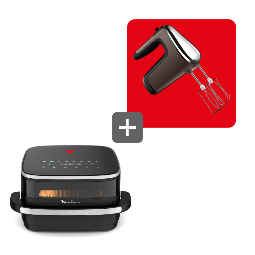 Pack Web - Air fryer Easy Fry XL Surface & Pizza + Batteur électrique Powermix Silence