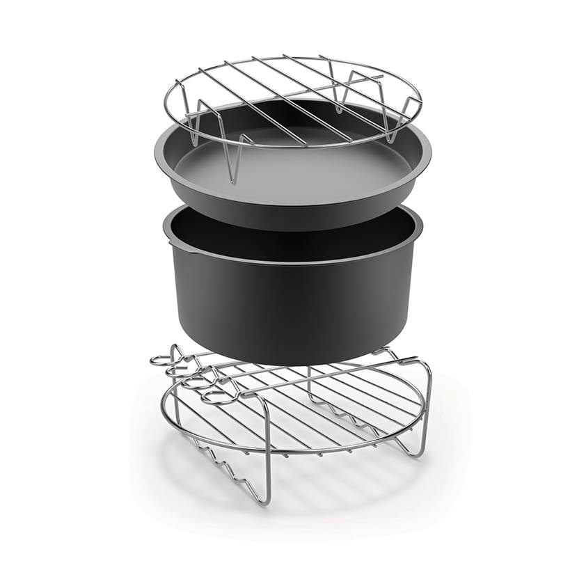 Pack Web - Air Fryer Easy Fryer & Grill 4,2L + Accessoire Easy Fry XL (17cm de diamètre)