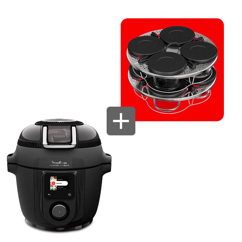 Pack Web - Cookeo Infinity & ses 8 verrines : la solution batch cooking au quotidien