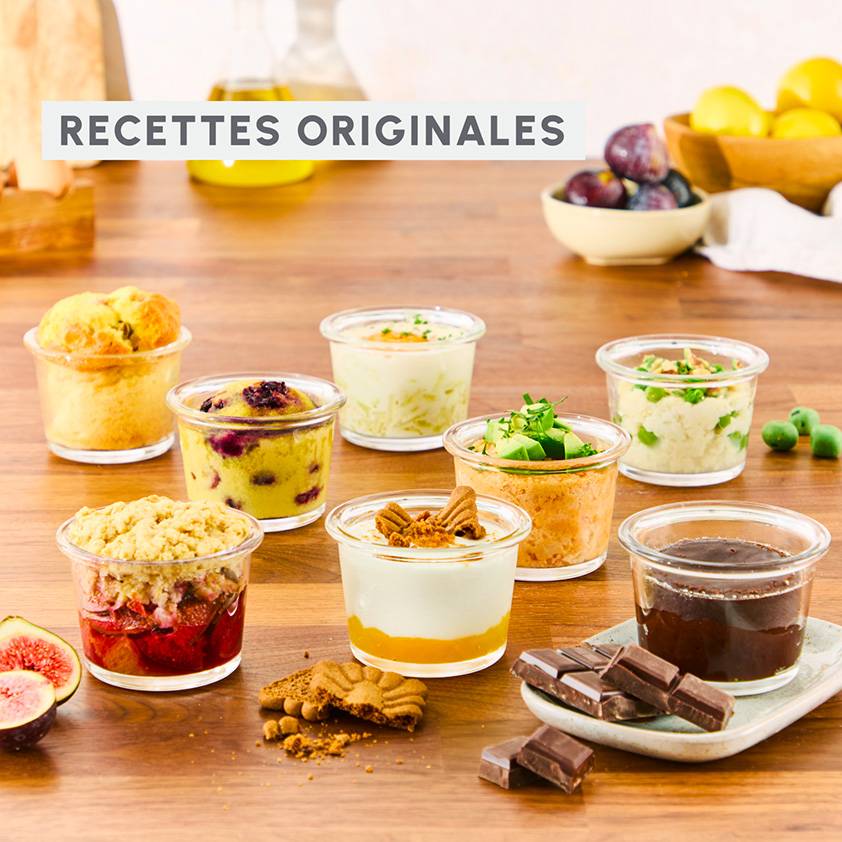 Pack Web - Cookeo Infinity & ses 8 verrines : la solution batch cooking au quotidien