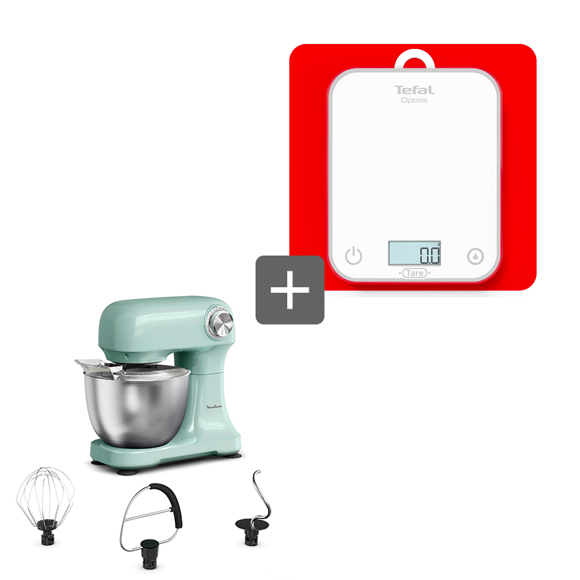 Pack Web - Let’s Bake, Duo Robot pâtissier et balance de cuisine