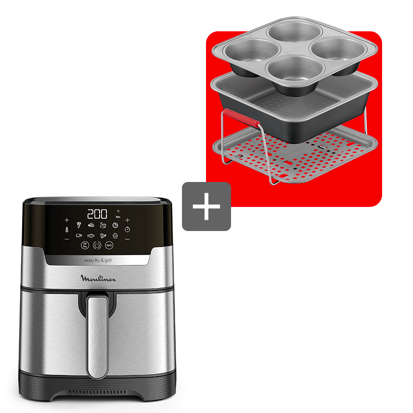 Pack Web Air Fry & Grill Essentiel - Easy Fry et accessoires x3