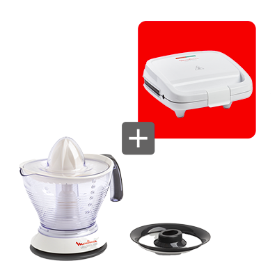 Pack Web - Gaufrier Waffle Time et Presse Agrumes Vitapress