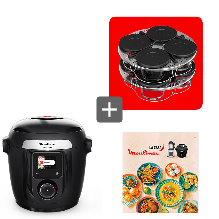 Pack Web - Cookeo Infinity & ses 8 verrines et le livre de recettes pour l'été : la solution batch cooking au quotidien