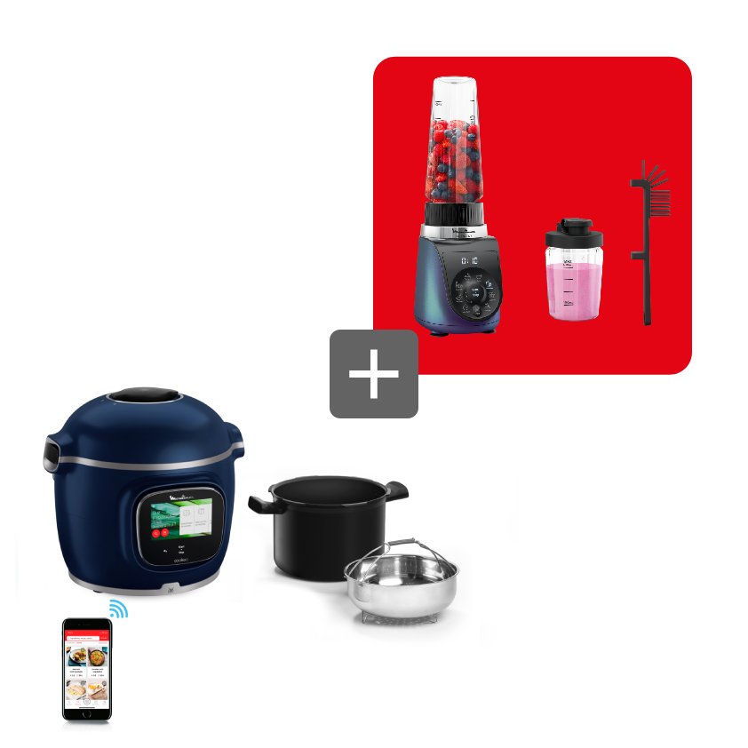 Pack Web - Cookeo Touch Pro Bleu + Blend up Bleu Boreal