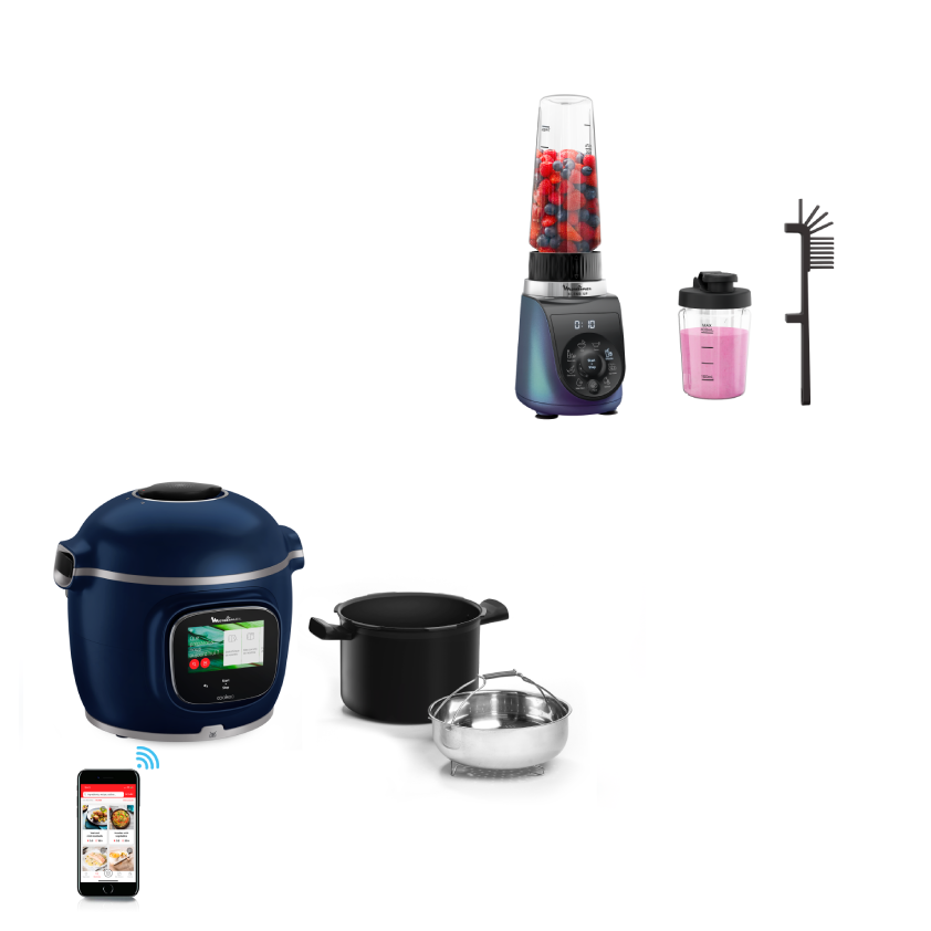 Pack Web - Cookeo Touch Pro Bleu + Blend up Bleu Boreal